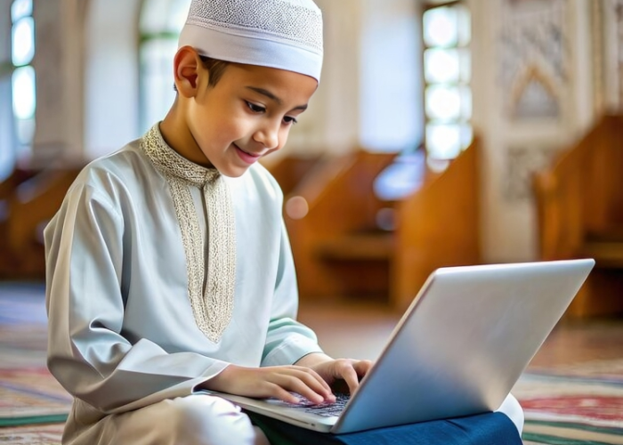 Student Reading Quran Student Reading Quran
